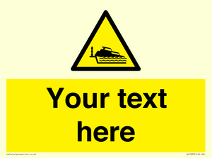 Custom warning grounding cruiser on lock cill